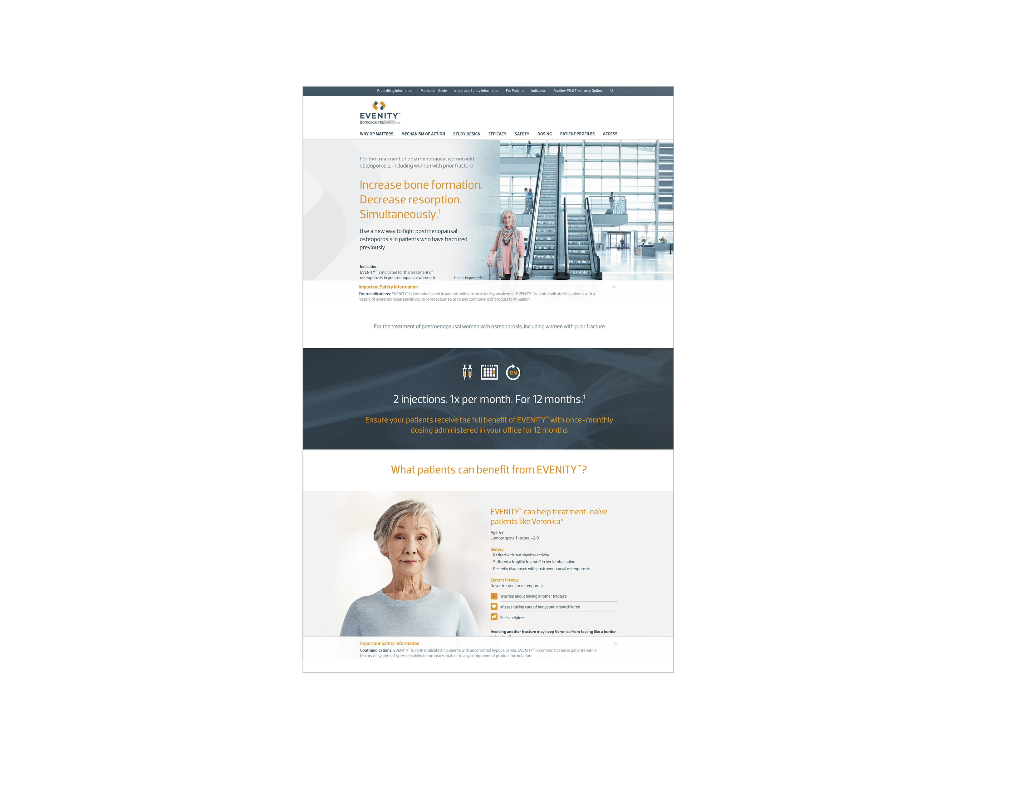 EVENITY website