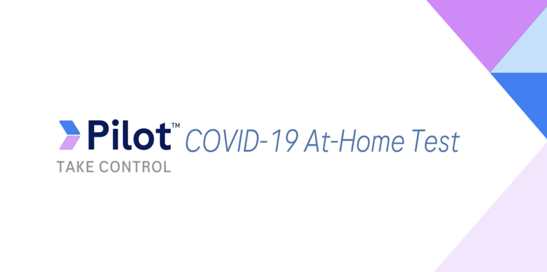 social ad for Pilot COVID at-home test