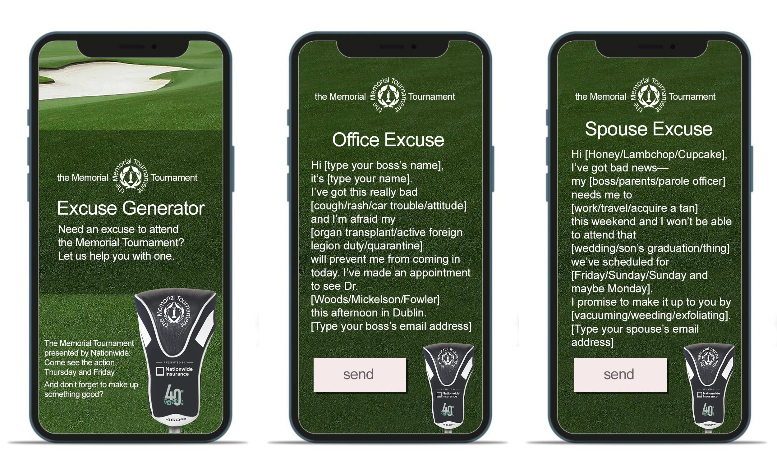 the Memorial Excuse Generator